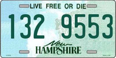 NH license plate 1329553
