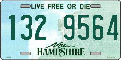 NH license plate 1329564