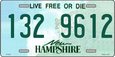 NH license plate 1329612