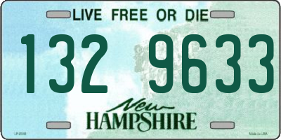 NH license plate 1329633