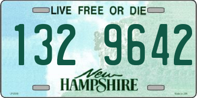 NH license plate 1329642