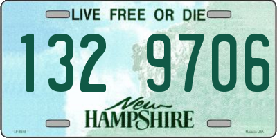 NH license plate 1329706