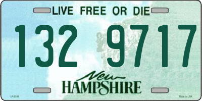 NH license plate 1329717
