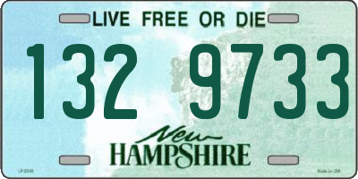 NH license plate 1329733
