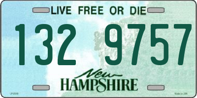 NH license plate 1329757