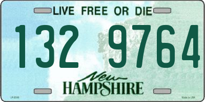 NH license plate 1329764