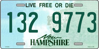 NH license plate 1329773