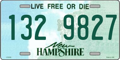 NH license plate 1329827