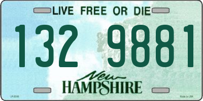 NH license plate 1329881