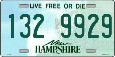 NH license plate 1329929