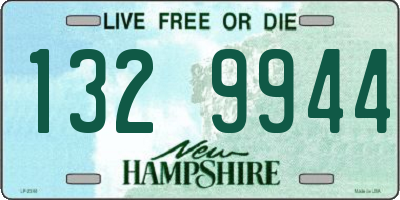 NH license plate 1329944