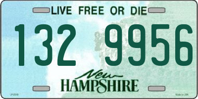 NH license plate 1329956