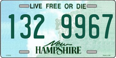 NH license plate 1329967
