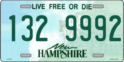 NH license plate 1329992