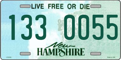 NH license plate 1330055