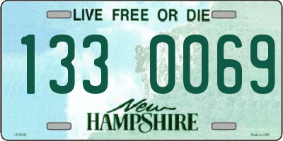 NH license plate 1330069
