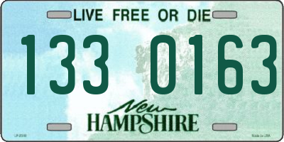 NH license plate 1330163