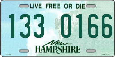 NH license plate 1330166