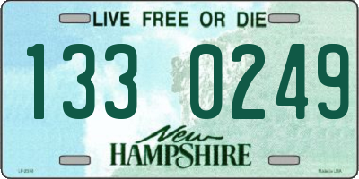 NH license plate 1330249