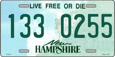 NH license plate 1330255