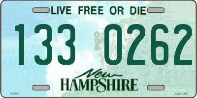 NH license plate 1330262