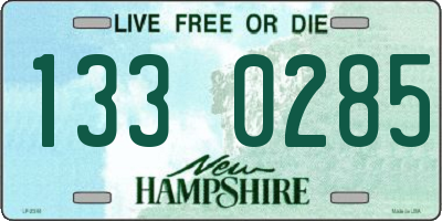 NH license plate 1330285