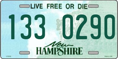 NH license plate 1330290