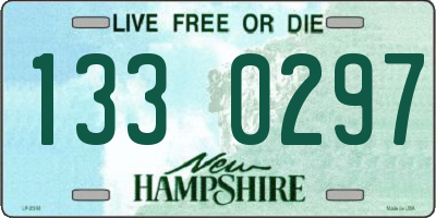 NH license plate 1330297