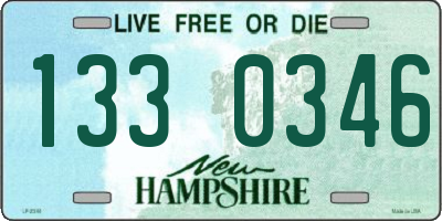 NH license plate 1330346