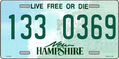 NH license plate 1330369