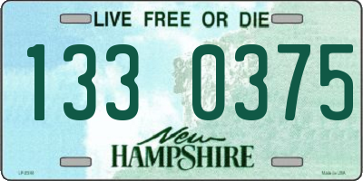 NH license plate 1330375