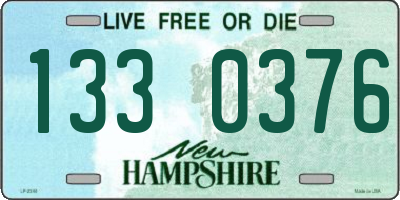 NH license plate 1330376