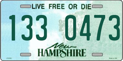 NH license plate 1330473