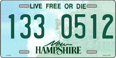 NH license plate 1330512