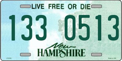 NH license plate 1330513