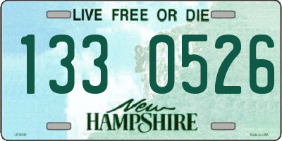 NH license plate 1330526