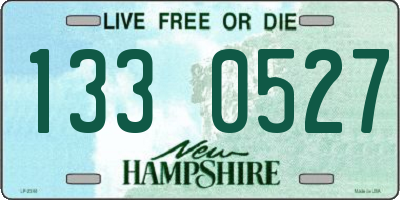 NH license plate 1330527