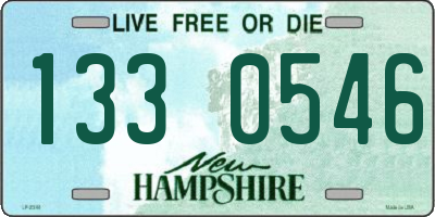 NH license plate 1330546