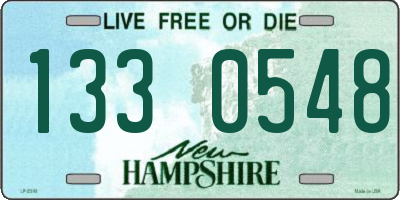NH license plate 1330548