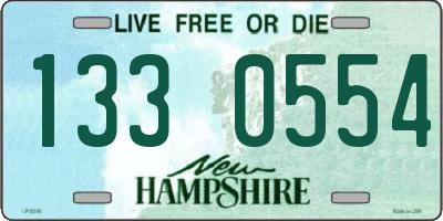 NH license plate 1330554