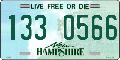 NH license plate 1330566