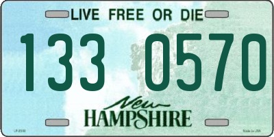 NH license plate 1330570