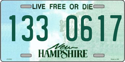 NH license plate 1330617
