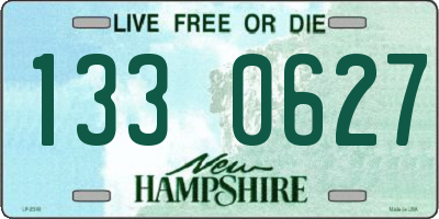 NH license plate 1330627