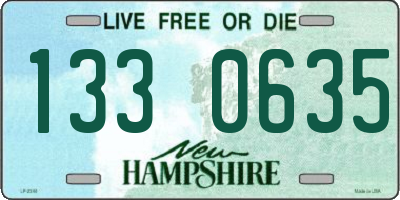 NH license plate 1330635