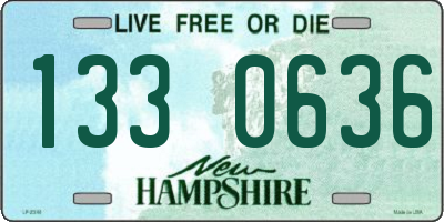 NH license plate 1330636