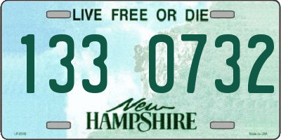 NH license plate 1330732