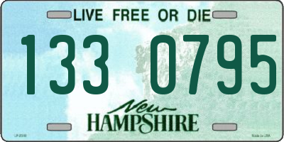 NH license plate 1330795