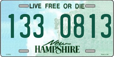 NH license plate 1330813