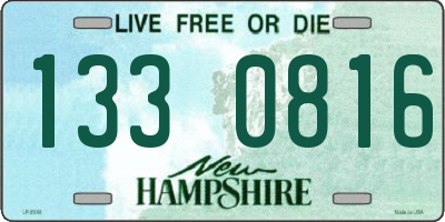 NH license plate 1330816